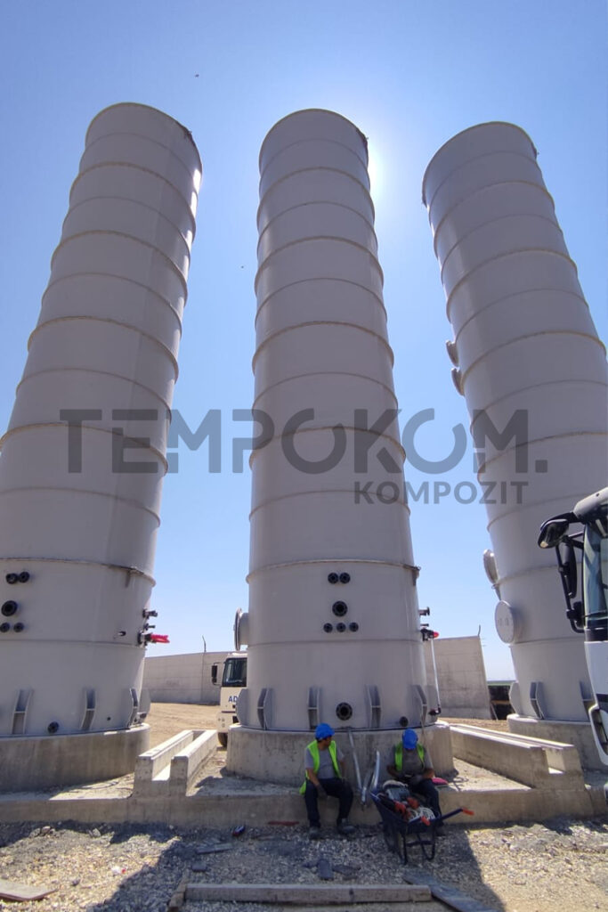 GFK-Entschwefelungstanks – Biologische Kläranlage Kayseri