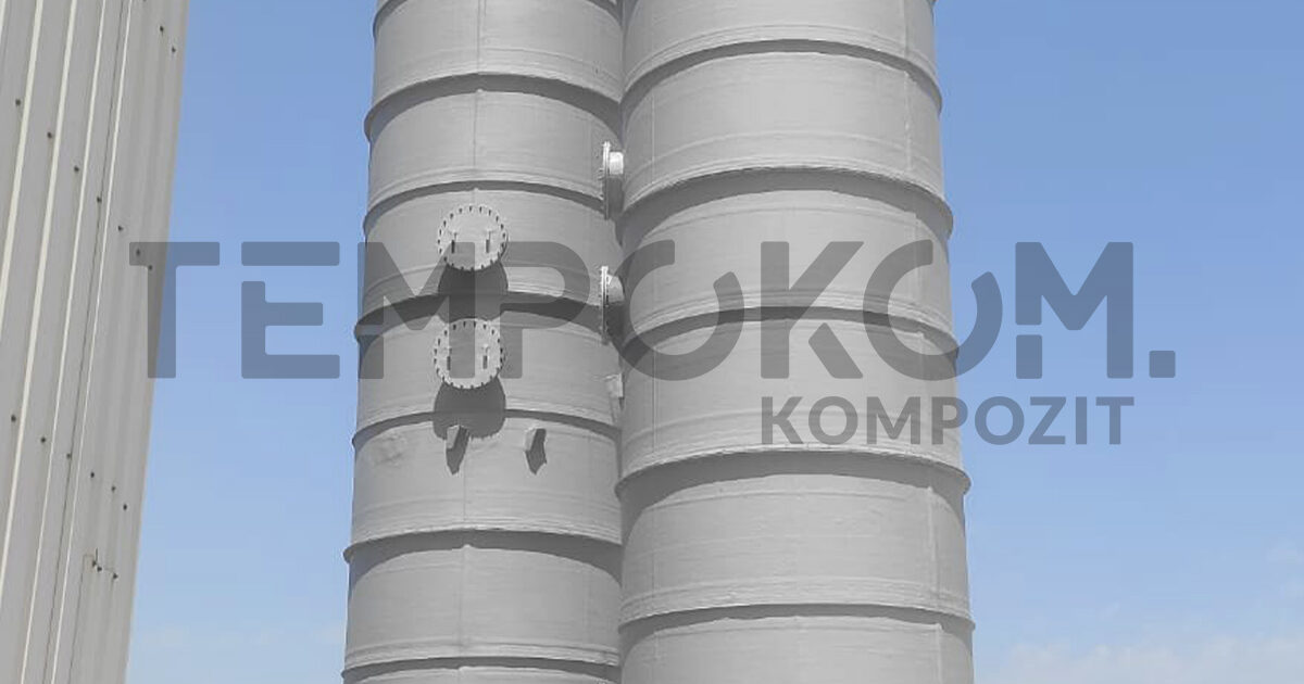 GFK-Entschwefelungstanks – EVRA Anlage Trabzon
