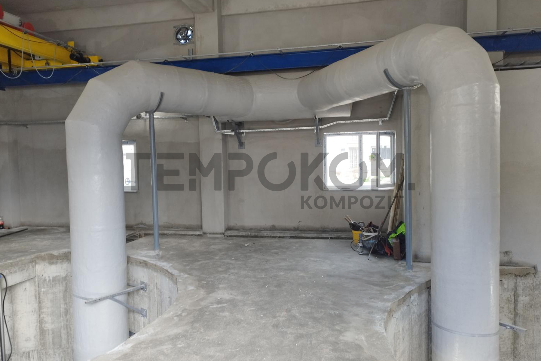 GFK-Scrubber und Rohrleitungen – Trinkwasseraufbereitungsanlage BUSKİ