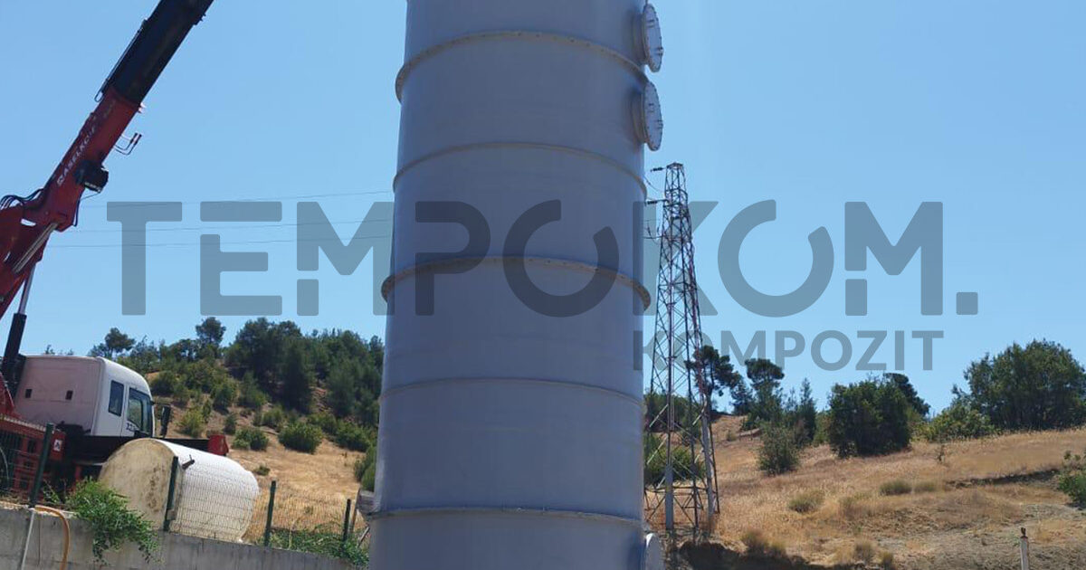 GFK-Entschwefelungstanks – Biogasanlage Kahramanmaraş2