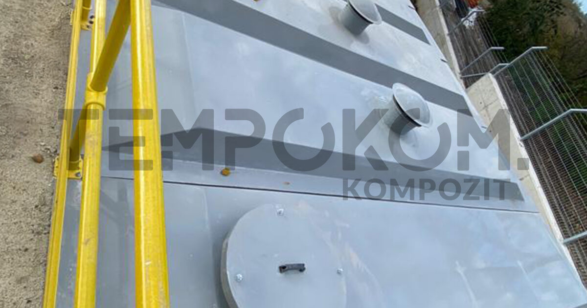 GFK-Geruchskontrollabdeckung – Biologische Kläranlage Samsun2