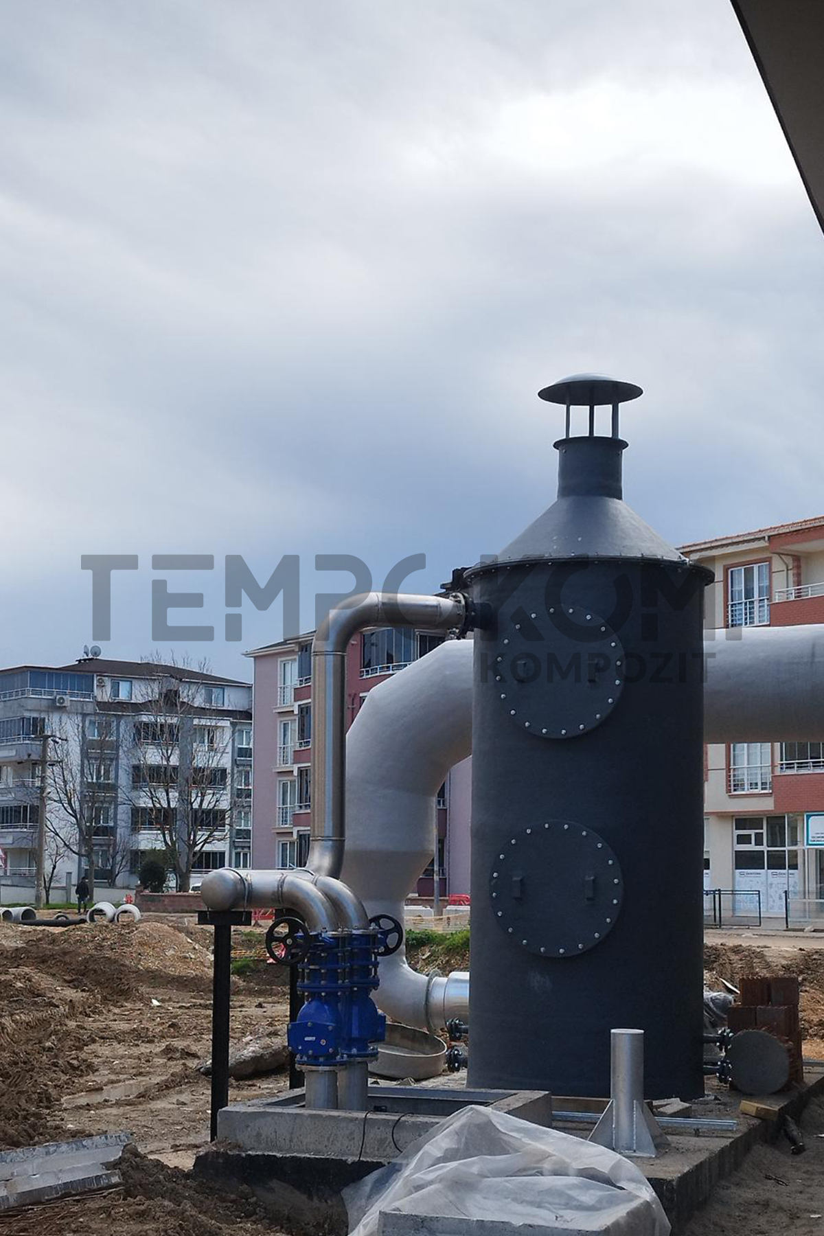 GFK-Scrubber und Rohrleitungen – Trinkwasseraufbereitungsanlage BUSKİ2