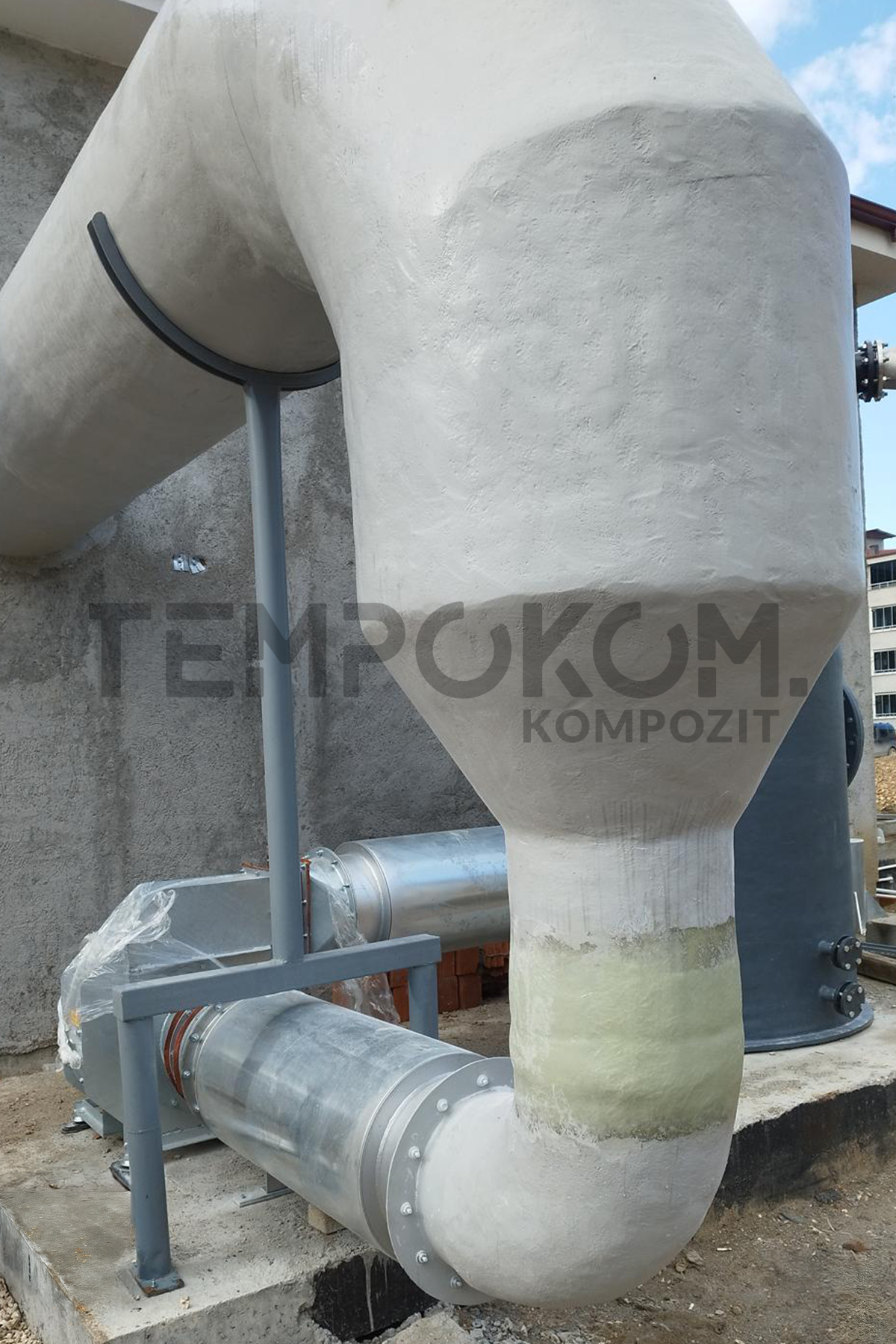 GFK-Scrubber und Rohrleitungen – Trinkwasseraufbereitungsanlage BUSKİ3
