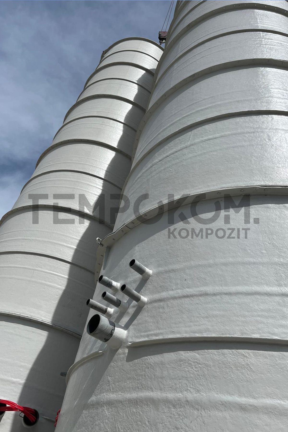 GRP Desulfurization Tanks – Amasya Suluova Biogas Plant