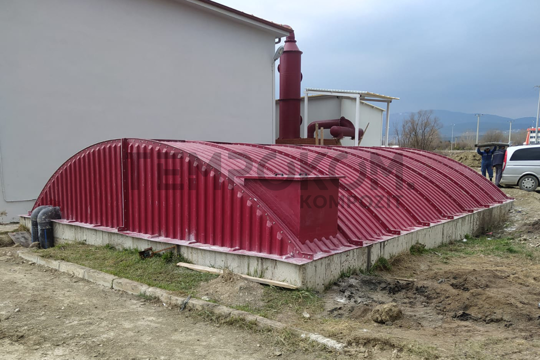GRP Odor Control Covers – Bolu Biological Wastewater Treatment Plant