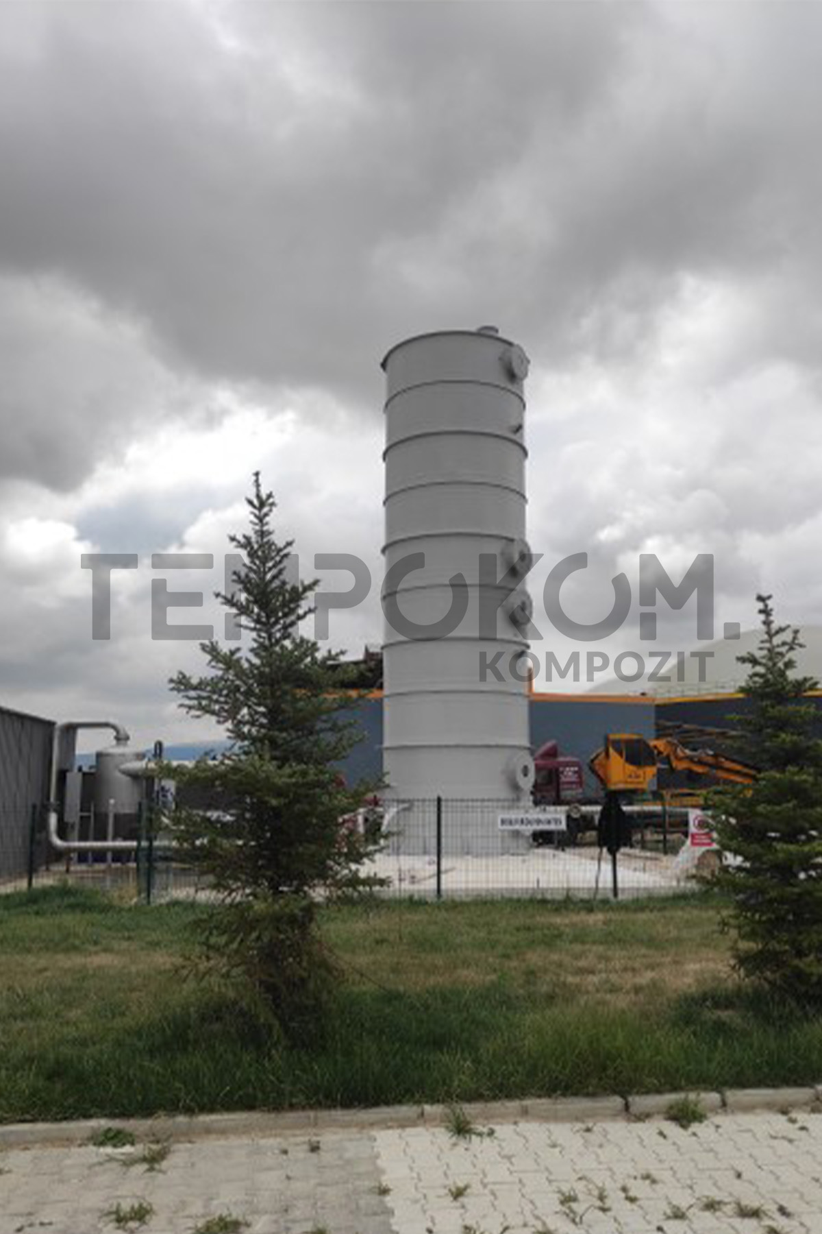 GRP Desulfurization Tanks – Afyon Energy Biogas Plant