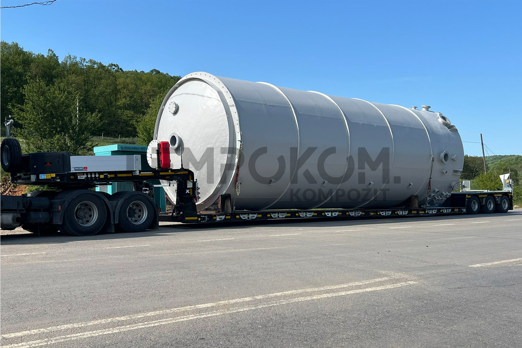 GRP Desulfurization Tanks – Eskişehir Integrated Solid Waste Treatment Facility
