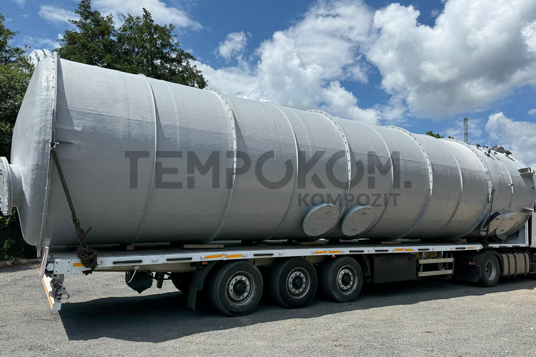 GRP Desulfurization Tanks – Kahramanmaraş Biogas Plant