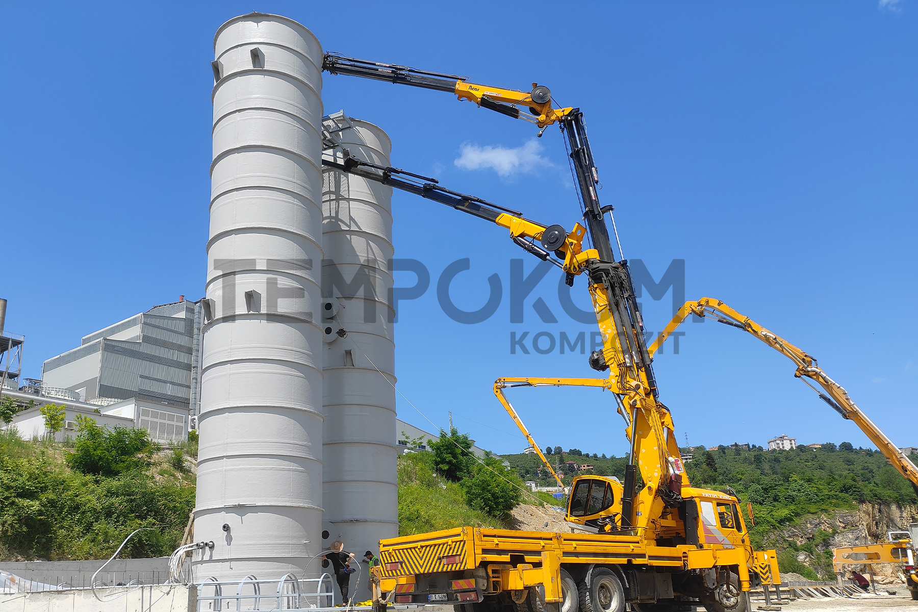 GRP Desulfurization Tanks – Trabzon EVRA Facility