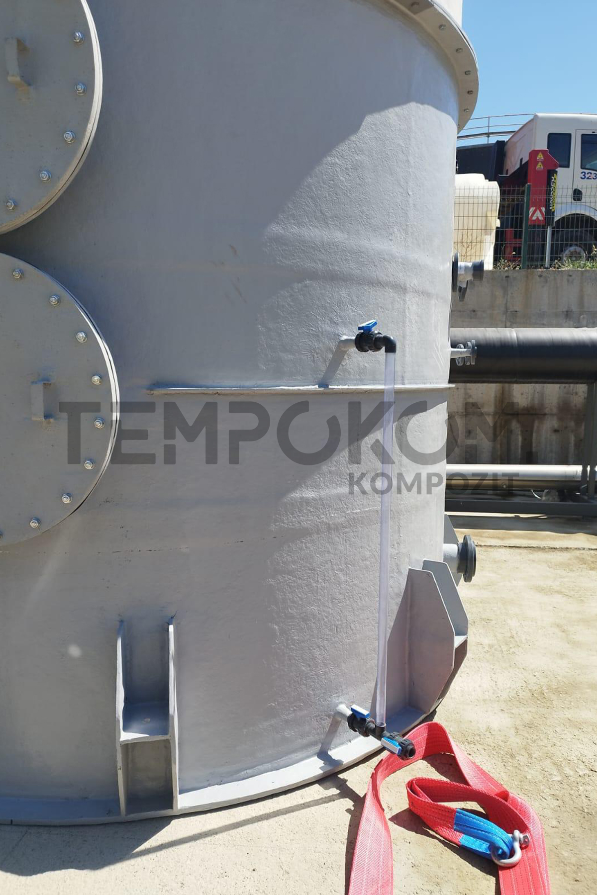 GRP Desulfurization Tanks – Kahramanmaraş Biogas Plant