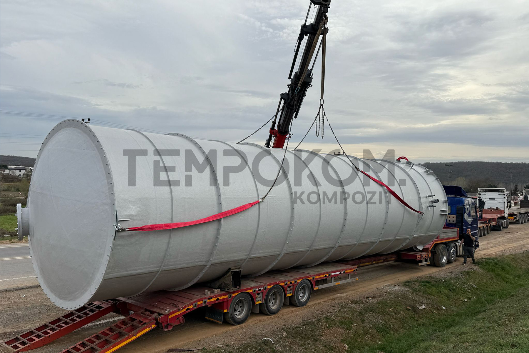 GRP Desulfurization Tanks – Amasya Suluova Biogas Plant