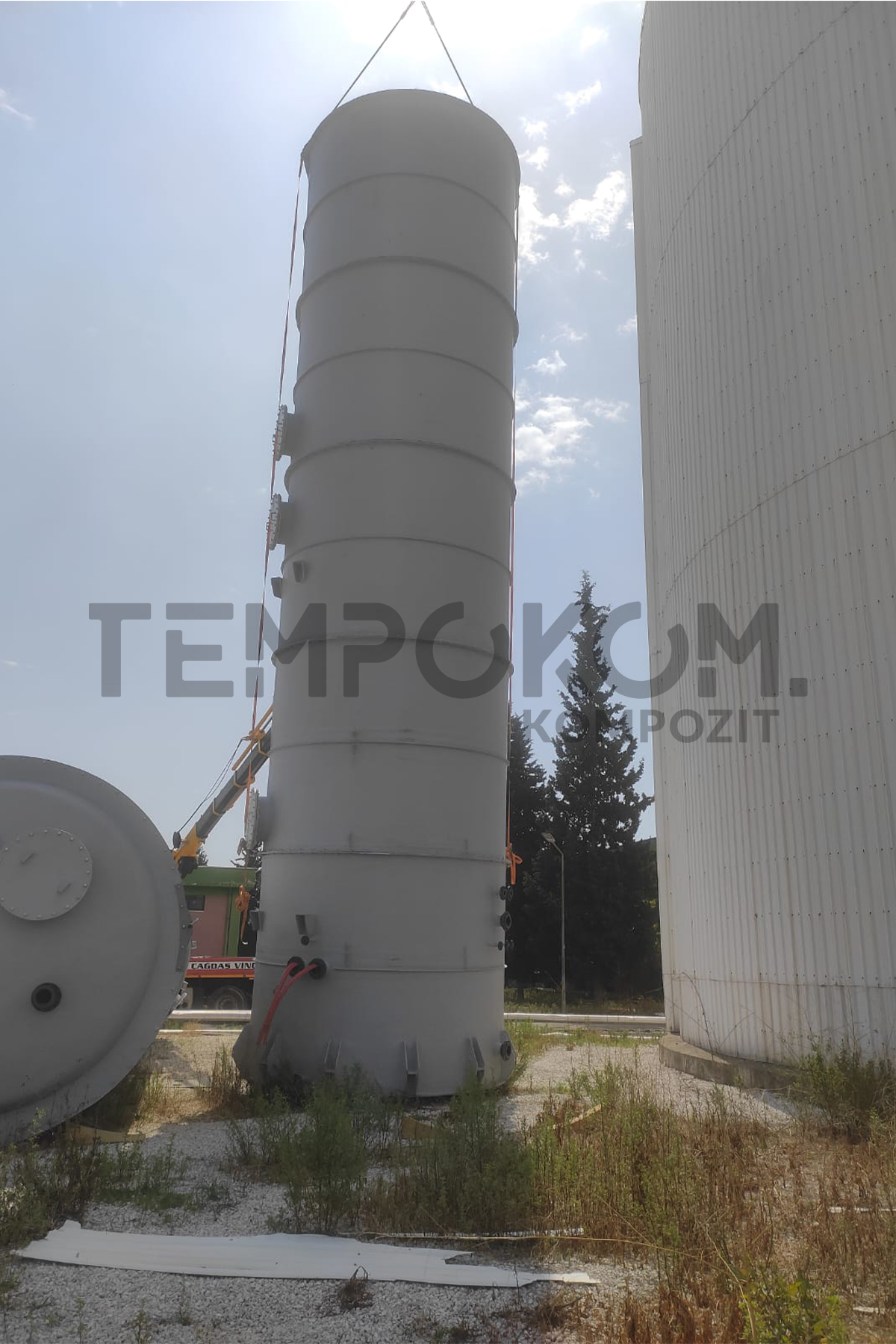 GRP Desulfurization Tanks – ASKİ Biological Wastewater Treatment Plant